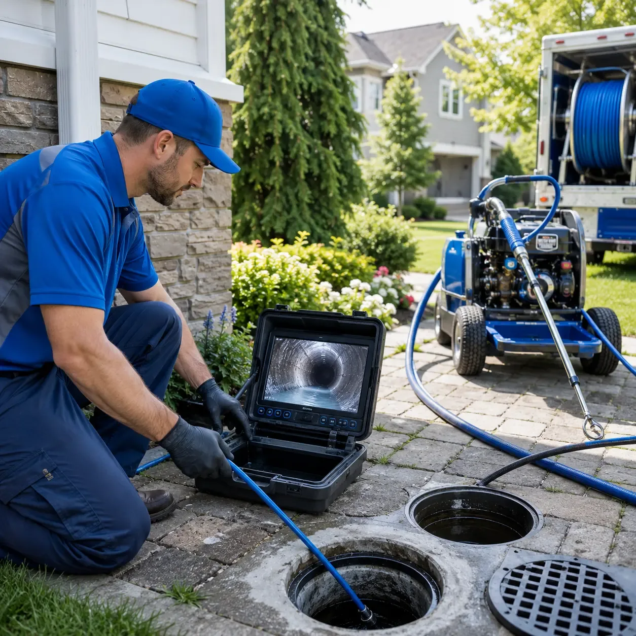 Outdoor drain cleaning professionals serving Shelbyville, MI